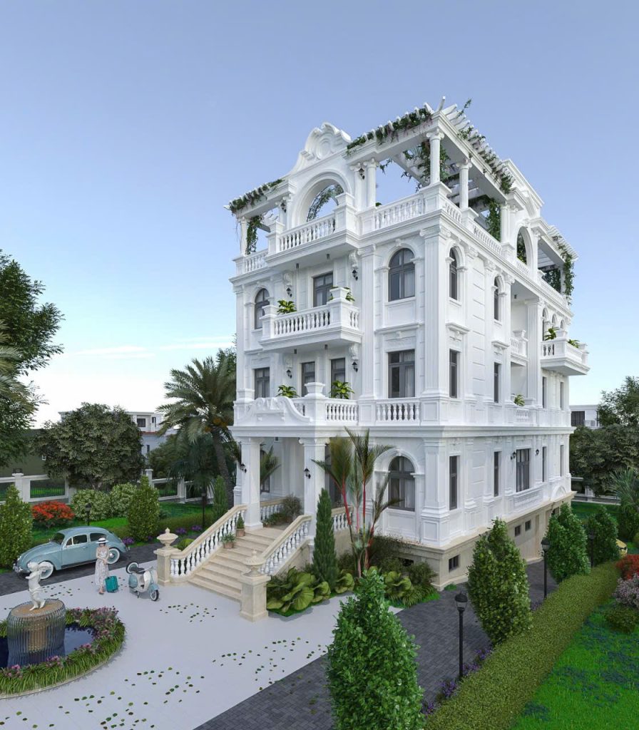 Thiết kế 3D biệt thự Thiết kế 3D biệt thự